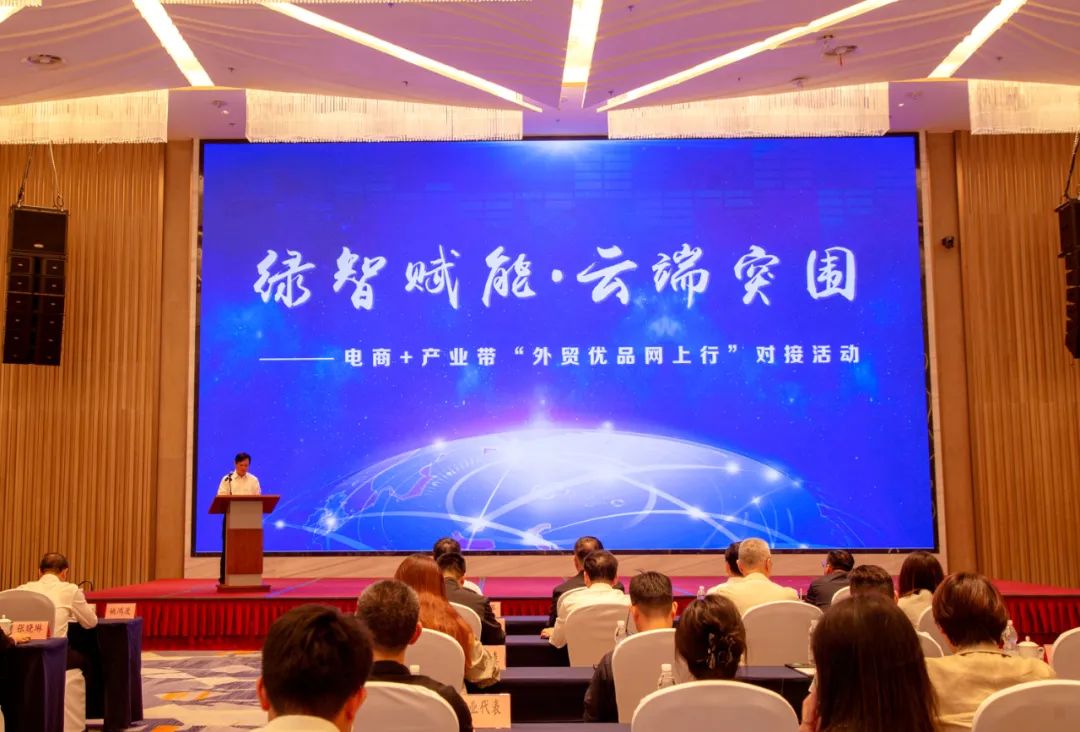 横林镇举办“绿智赋能・云端突围——电商+产业带‘外贸优品网上行’对接活动”